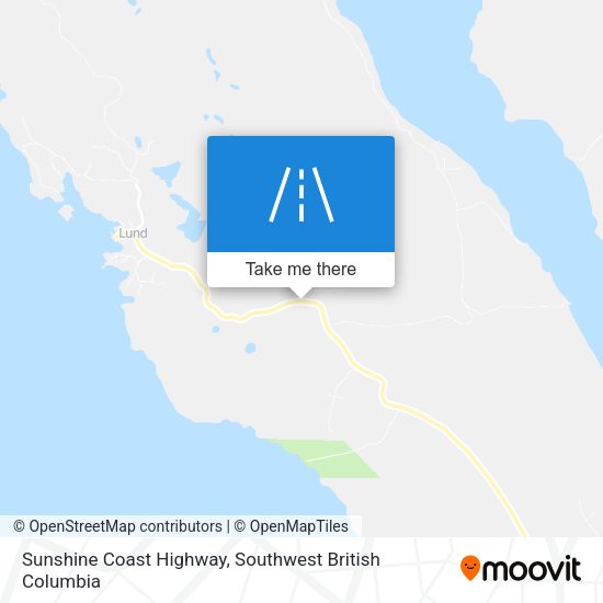 Sunshine Coast Highway map