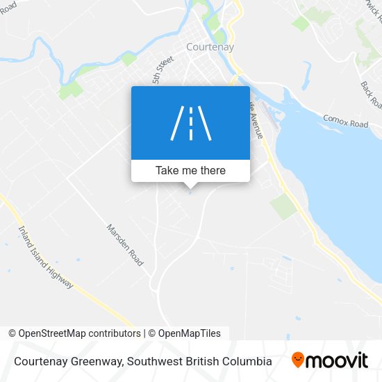 Courtenay Greenway map