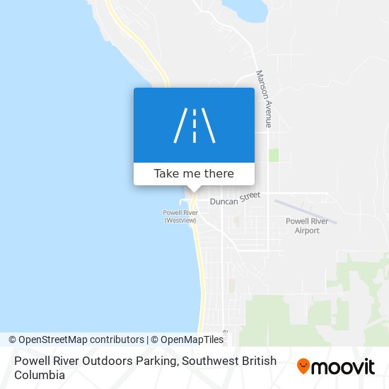 Powell River Outdoors Parking plan