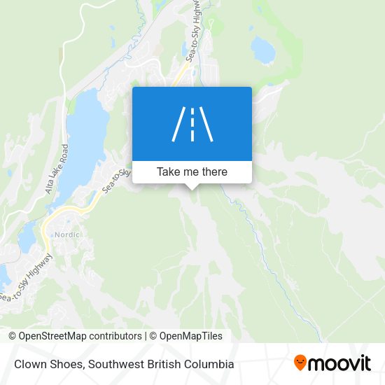 Clown Shoes map