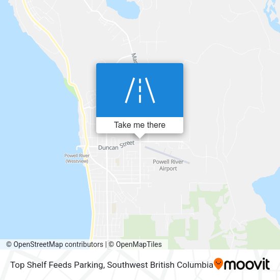 Top Shelf Feeds Parking plan