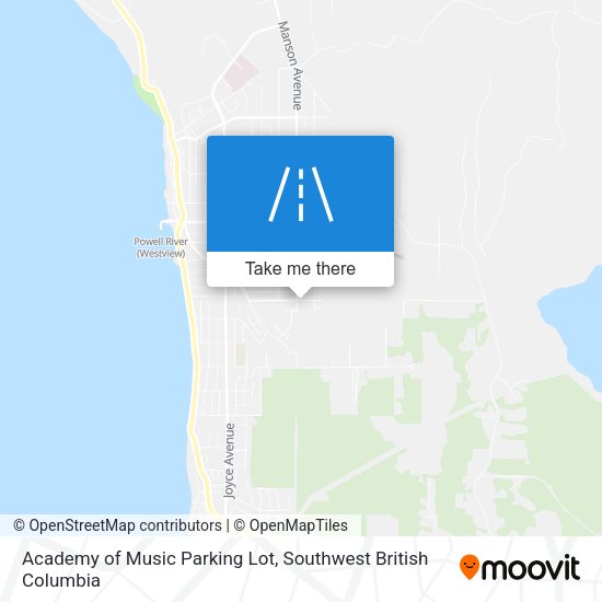 Academy of Music Parking Lot map