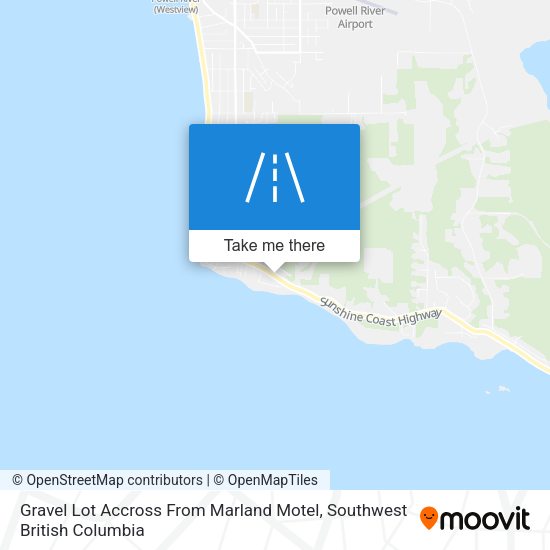 Gravel Lot Accross From Marland Motel plan