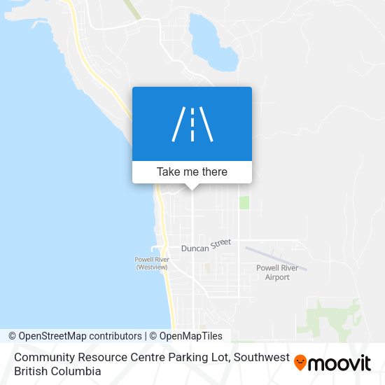 Community Resource Centre Parking Lot map