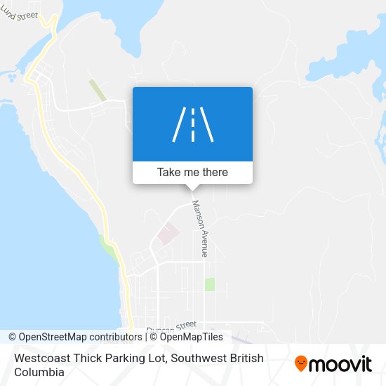 Westcoast Thick Parking Lot plan