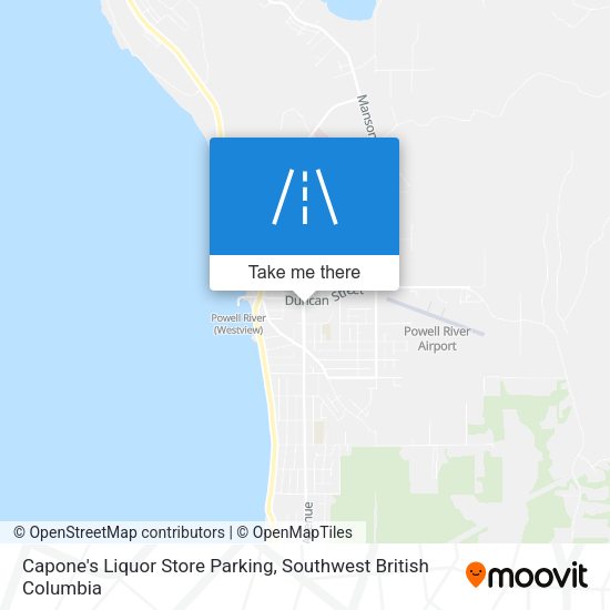 Capone's Liquor Store Parking map