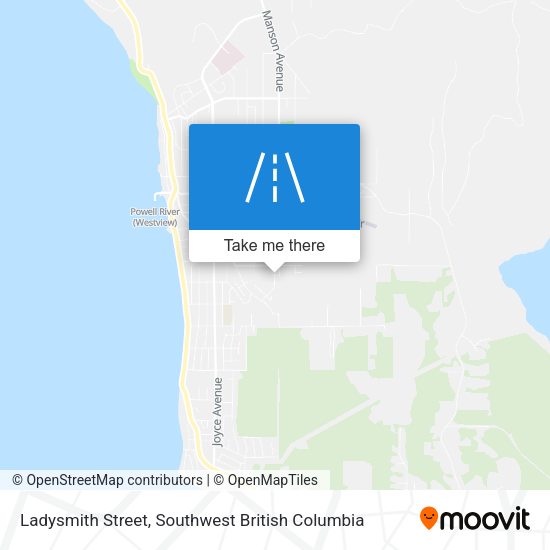 Ladysmith Street map