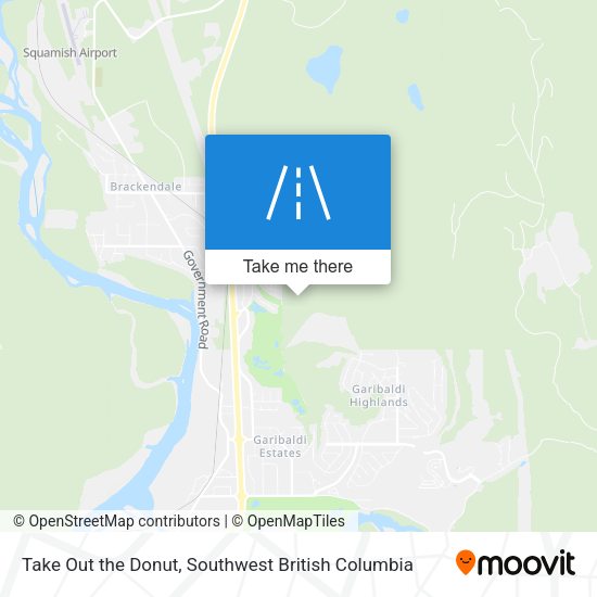 Take Out the Donut map