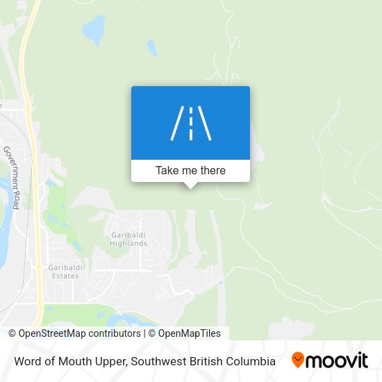 Word of Mouth Upper map