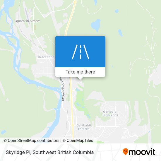 Skyridge Pl map