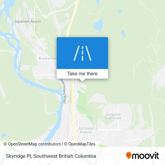 Skyridge Pl map