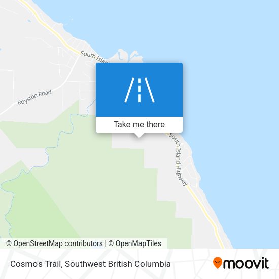 Cosmo's Trail map