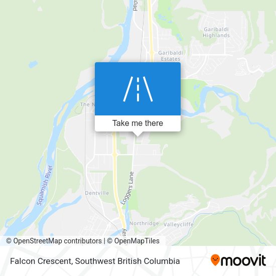 Falcon Crescent map