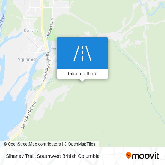 Slhanay Trail map