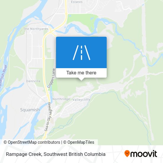 Rampage Creek map