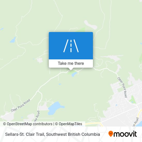 Sellars-St. Clair Trail map