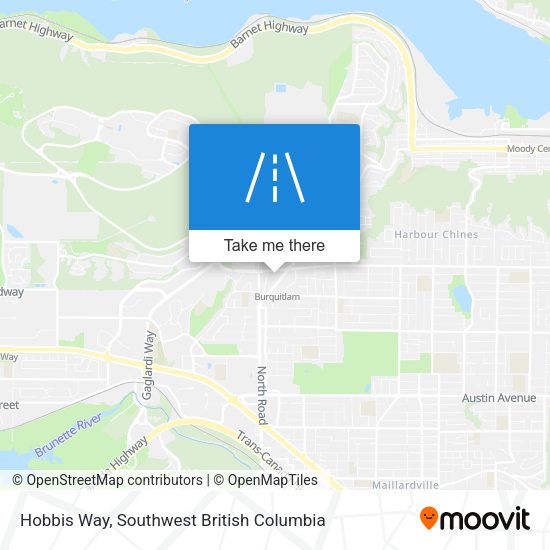 Hobbis Way map