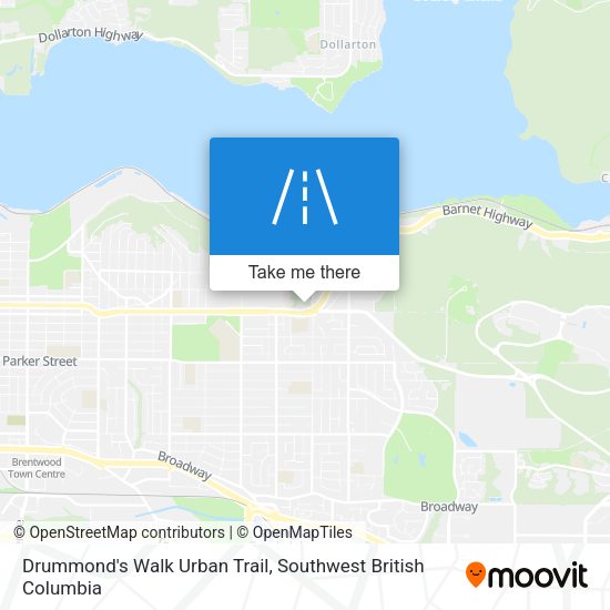 Drummond's Walk Urban Trail plan