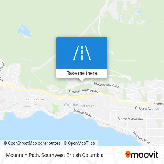 Mountain Path map