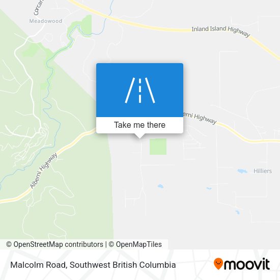 Malcolm Road map