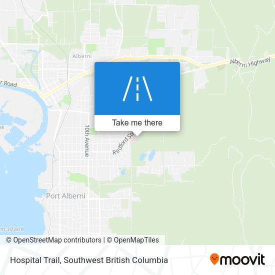 Hospital Trail map