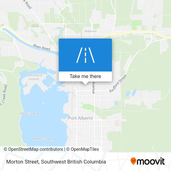 Morton Street map