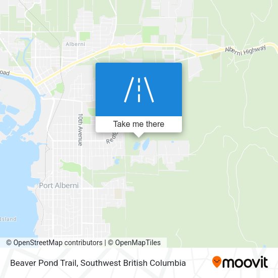 Beaver Pond Trail map
