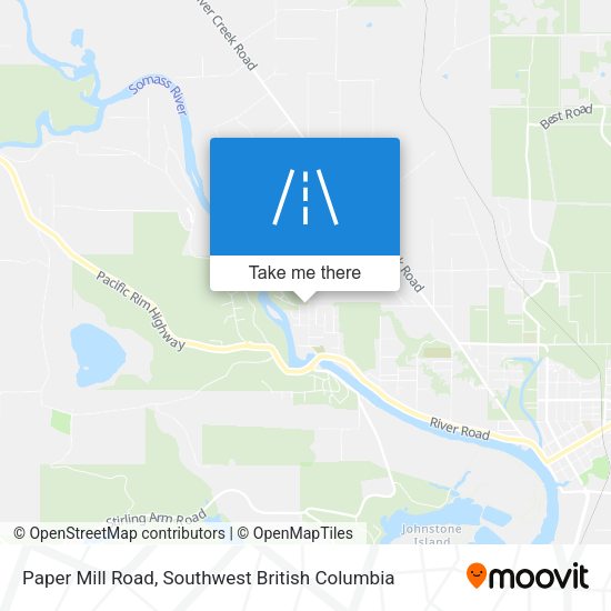 Paper Mill Road map