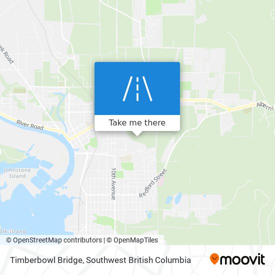 Timberbowl Bridge map