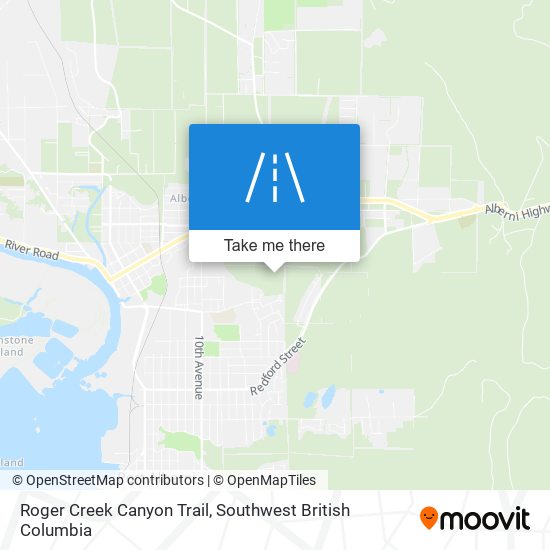 Roger Creek Canyon Trail map