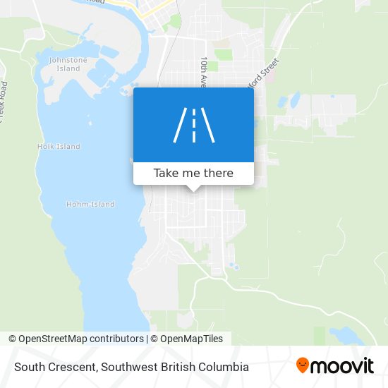 South Crescent map