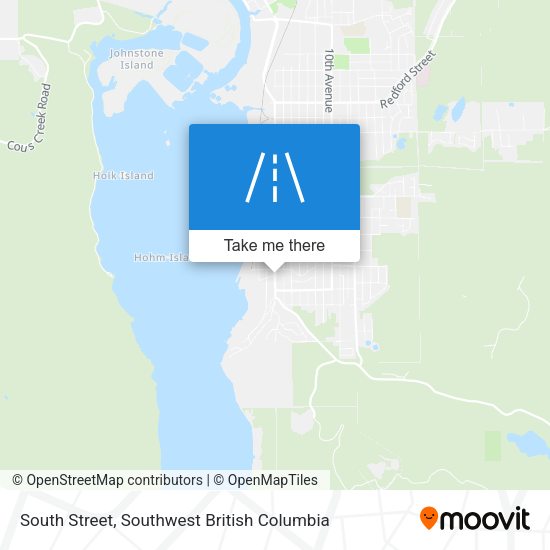 South Street map