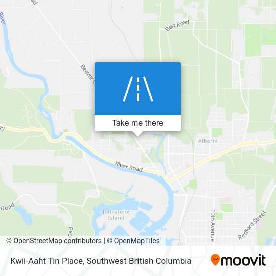Kwii-Aaht Tin Place map