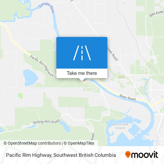 Pacific Rim Highway map