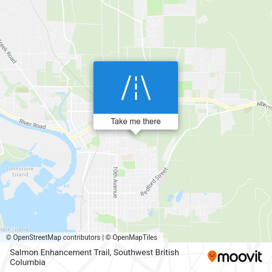 Salmon Enhancement Trail map