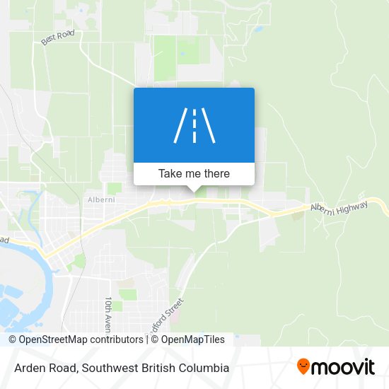 Arden Road map