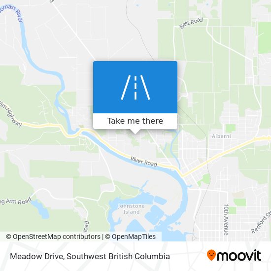 Meadow Drive map