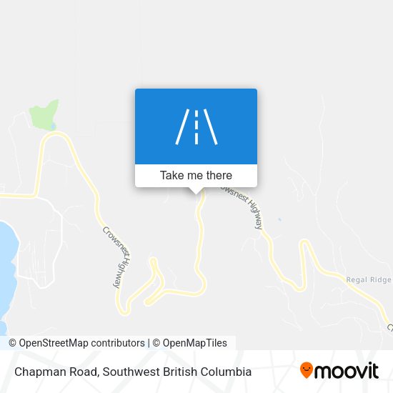 Chapman Road map