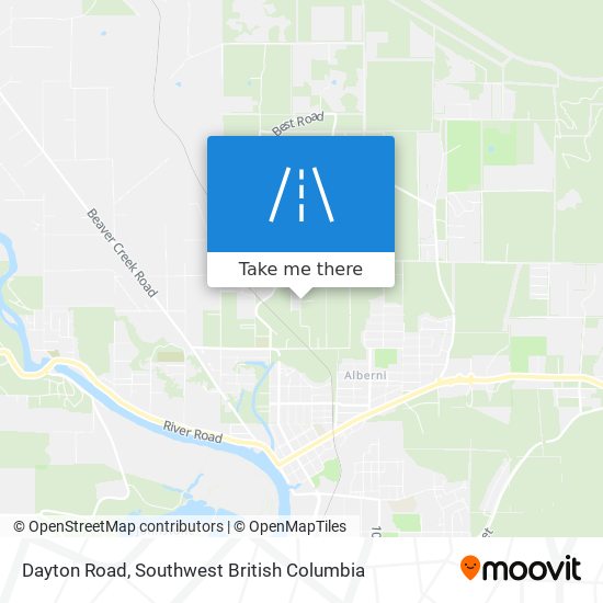 Dayton Road map