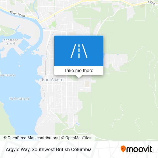 Argyle Way map