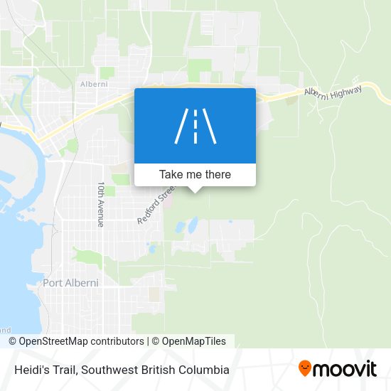 Heidi's Trail plan