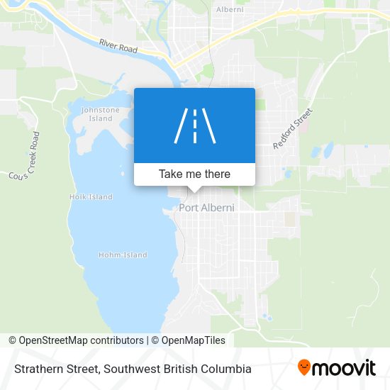Strathern Street map