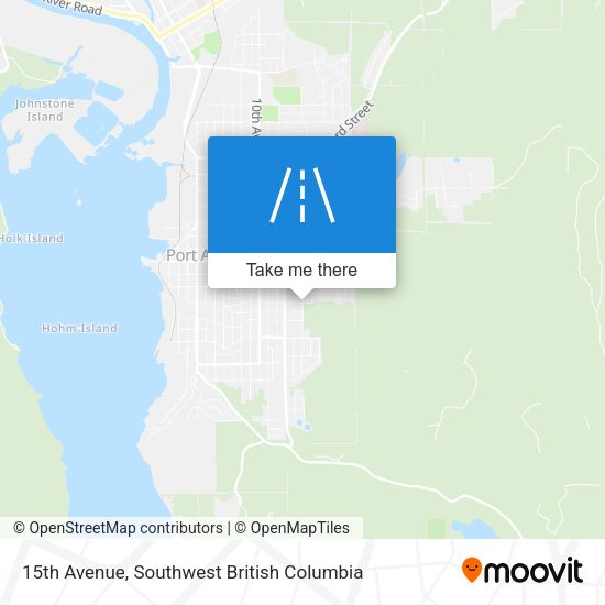 15th Avenue map