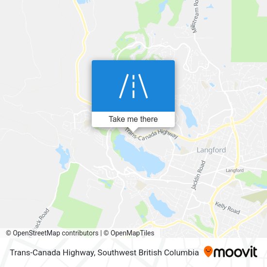 Trans-Canada Highway map