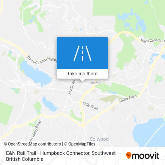 E&N Rail Trail - Humpback Connector map