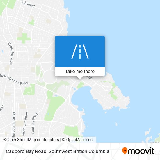 Cadboro Bay Road plan