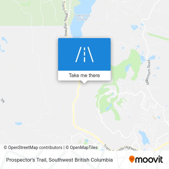 Prospector's Trail map