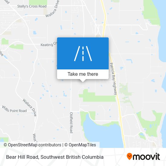 Bear Hill Road map