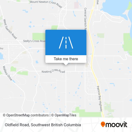 Oldfield Road map
