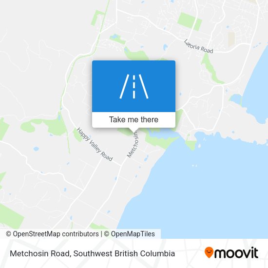 Metchosin Road map
